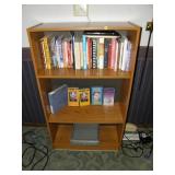 3 Shelf Unit, Books, VHS