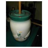Reproduction Ceramic Butter Churn- 3 Gal.