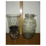Gem Dandy Elec Churn, Jar, Glass Vase,