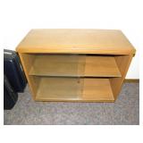 Bookshelf w/ Sliding Glass Doors