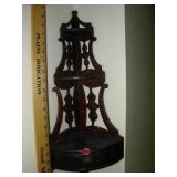 Corner Shelf Wood w/ Decor