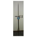 Copper Lightening Rod w/ Wind Vane