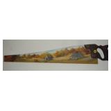 Painted Hand Saw
