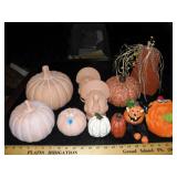 Fall Decor- Pumpkins, Turkeys