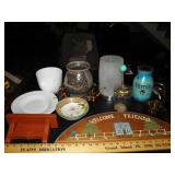 Small Desk Light, Solar Light, Misc. Glass