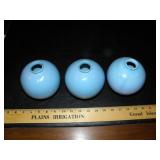 Lightening Rod Globes, Blue