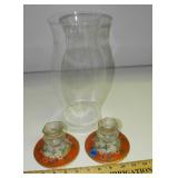 Candle Sticks & Lamp Globe