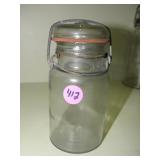 5 1/2" h by 2 1/2" dia Jar