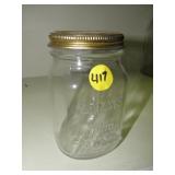 4 1/2"H Atlas Jr Mason Jar