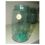 6 1/2"h Blue Ball Jar #19
