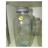 10"h Mason Jar w/Zinc Lid