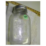 7"h Ball Mason Genuine Ball Sculpture Glass