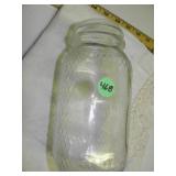7"h 2-Diamond Pattern Jars