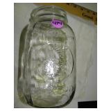 7"h Golden Harvest Mason Jar