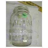 7"h Atlas Strong Shoulder Mason Jar