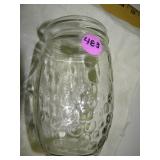 5"h Fruit Pattern Jar