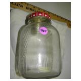 7"h Diamond Pattern Jar
