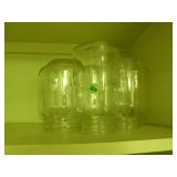 Six Misc Quart Jars