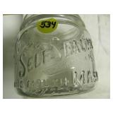 4"h Kerr Self Sealer Widemouth Jar
