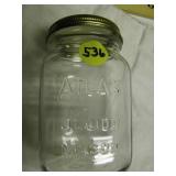4"h Atlas Jr Mason Jar