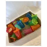 12-SIPPY CUPS W/LIDS