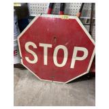 STOP SIGN      3' X 3'