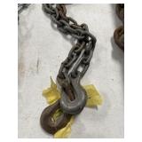 1/4' X 14' TOW CHAIN WITH HOOKS