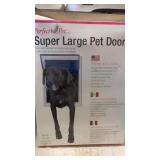 LARGE PET DOOR  15' X 20' FLAP SIZE