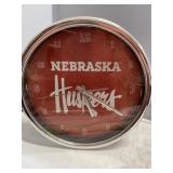 Huskers Clock & Ceramic Tile