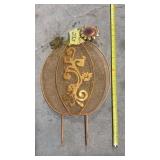 Garden Pumpkin - yard art   16' tall