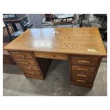 Oak Desk   54 x 29 x 30