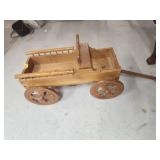 Small Wooden Wagon   16w xx 32 long  x 18t