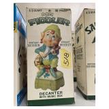 Hoffman Decanter ' Mr Fiddler' w/music box