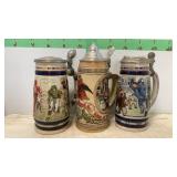 3 Beer Steins