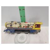 Vintage Mickey Mouse Tin Wind-up train w/track