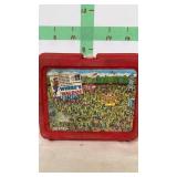 Plastic Lunch Box - Where's Waldo w/thermos