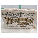 Case Drummond Bros. Empty Beer Cans