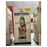 Hoffman Decanter 'Mr Bartender' w/music box
