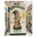 Hoffman Decanter' Mr Sandman' w/music box