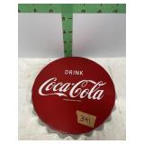 Coca Cola Metal Bottle Cap Wall Decor-12' dia