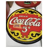Coca cola Metal Wall Decor sign   12'