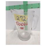 Coors Glass Pitcher