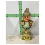 Hoffman Decanter " Leprechaun" w/pot of gold &