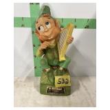 Hoffman Decanter 'Leprechaun' w/harp & music box