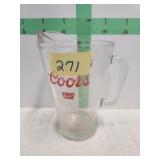 Coors Glass Pitcher