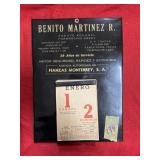 Benito Martinez Calendar  1966