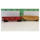 Two HO Scale Coal Cars