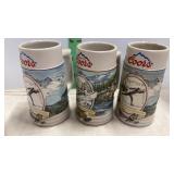 3 Coors Steins