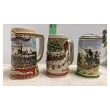 3 Beer Steins