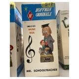 Hoffman Decanter 'Mr School Teacher' w/music box